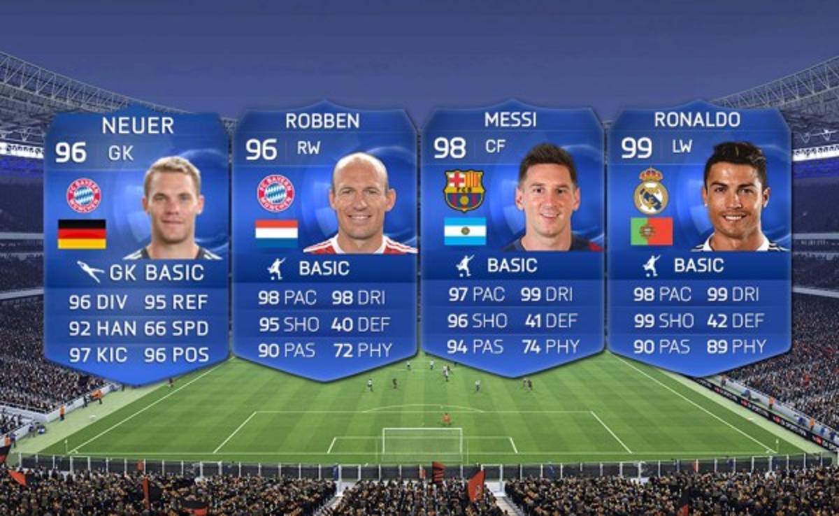 Cristiano Ronaldo con nivel 99 aparece en FIFA 15