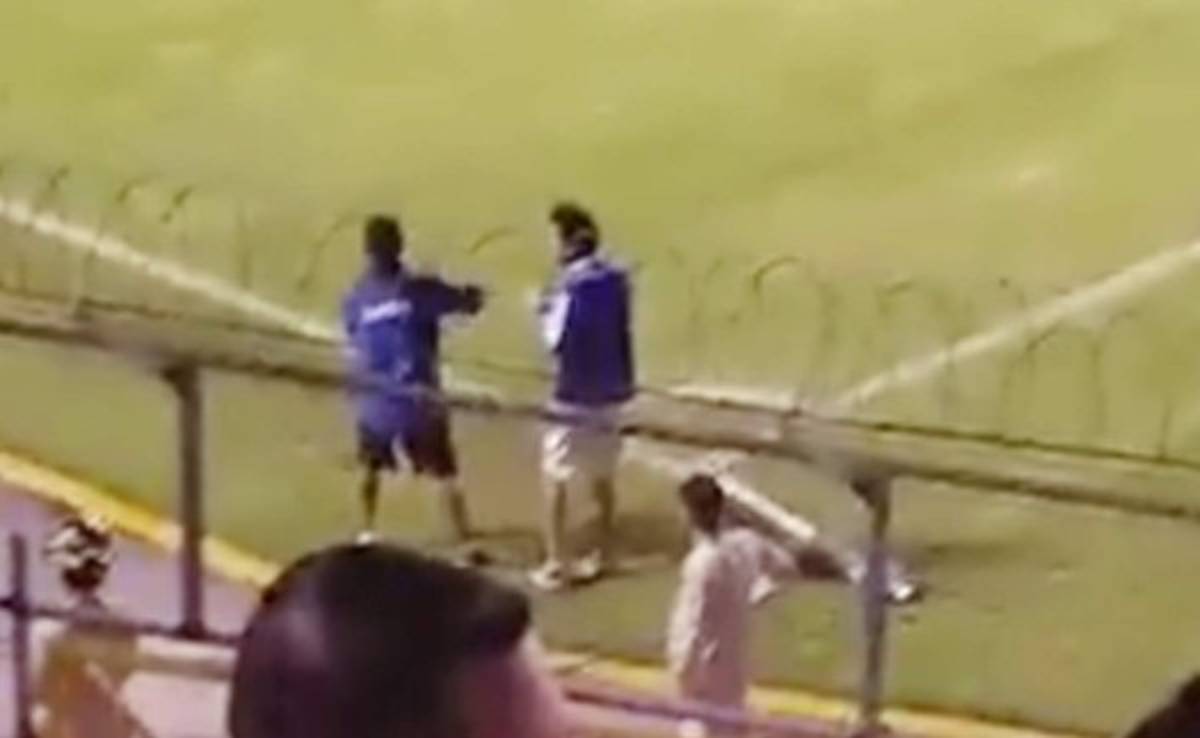 VIDEO: Momento en que Motagua escondió balones en el Nacional