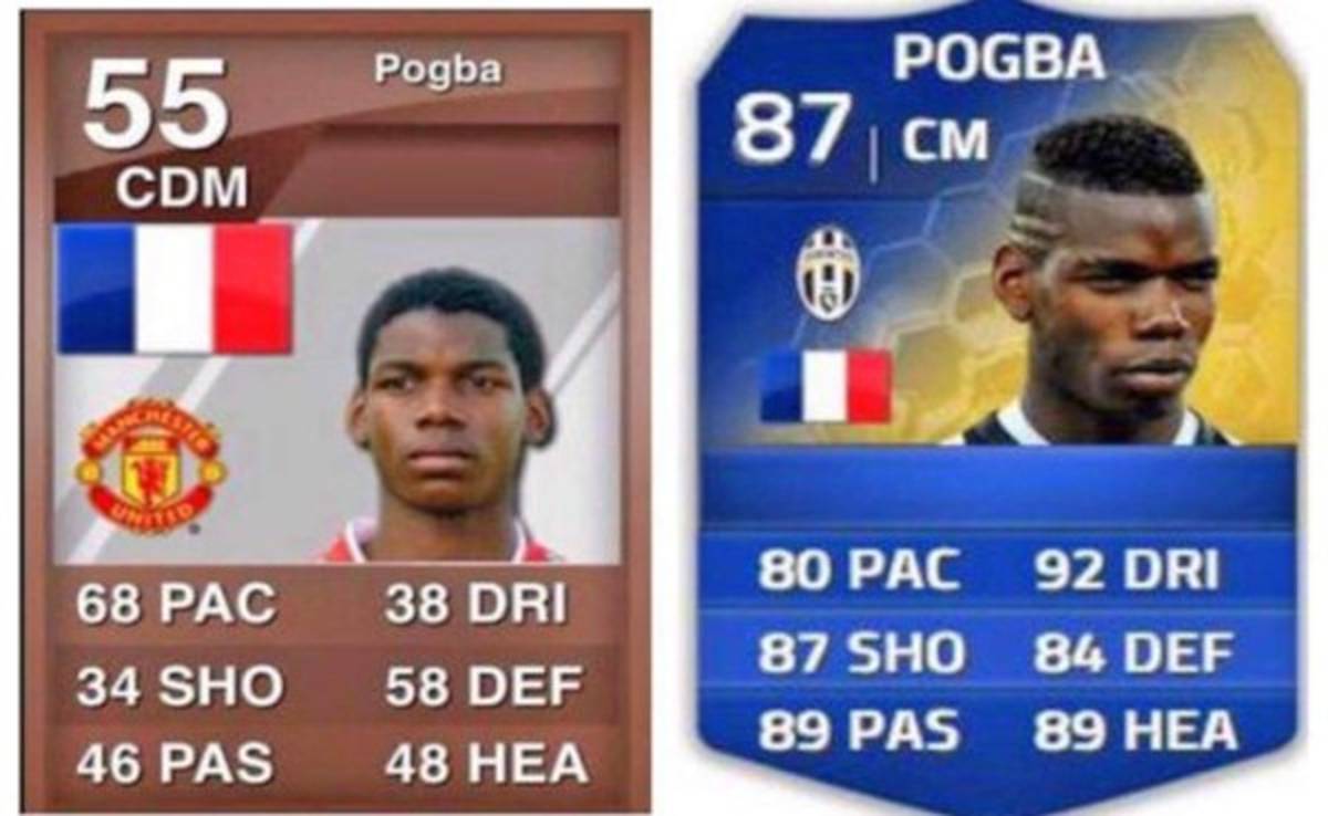 Paul Pogba, el jugador que más creció su nivel global en FIFA