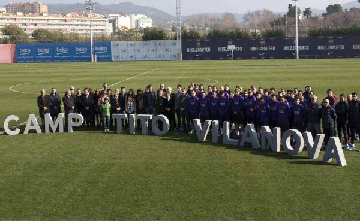 Barcelona nombra a su campo de entrenamiento Tito Vilanova