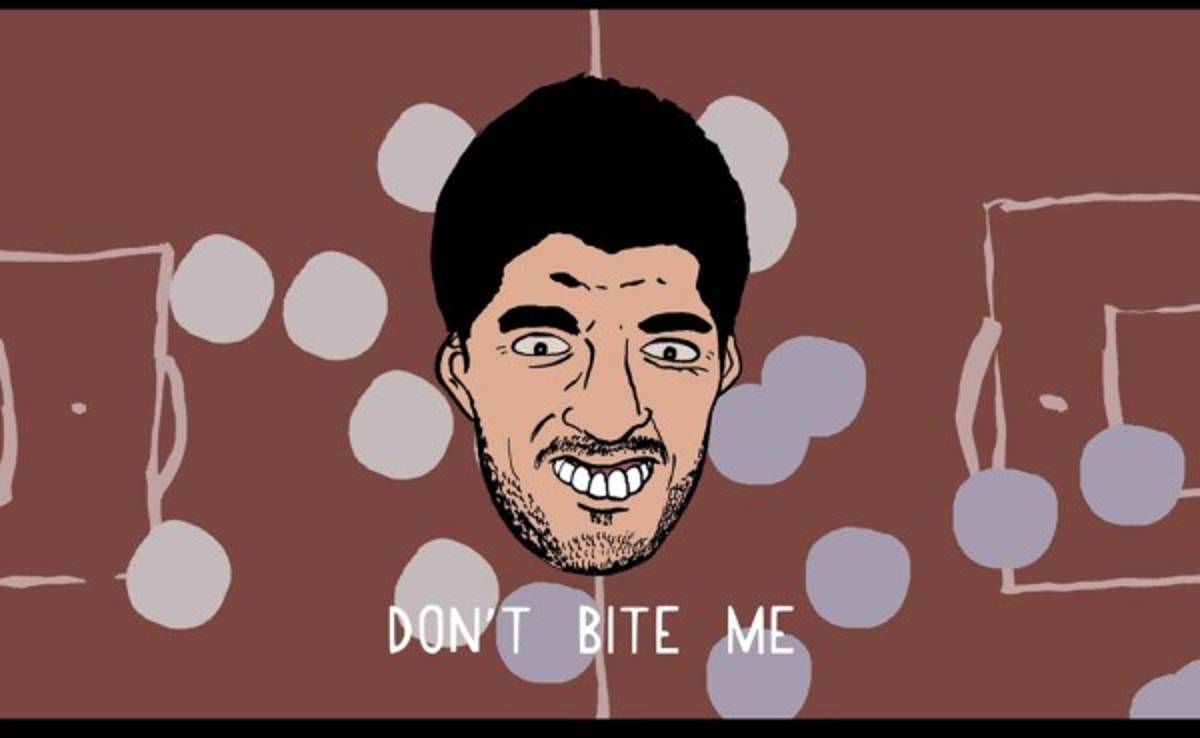 VIDEO: Luis Suárez ya tiene hasta canción por su mordisco