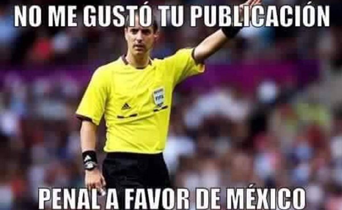 Fusilan con memes a Mark Geiger por arbitraje a favor de México