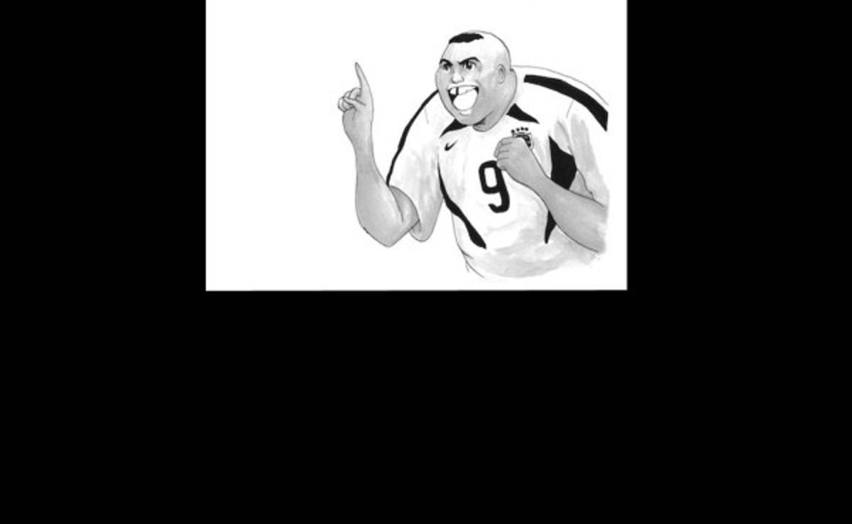 Los futbolistas dibujados al estilo de los Supercampeones