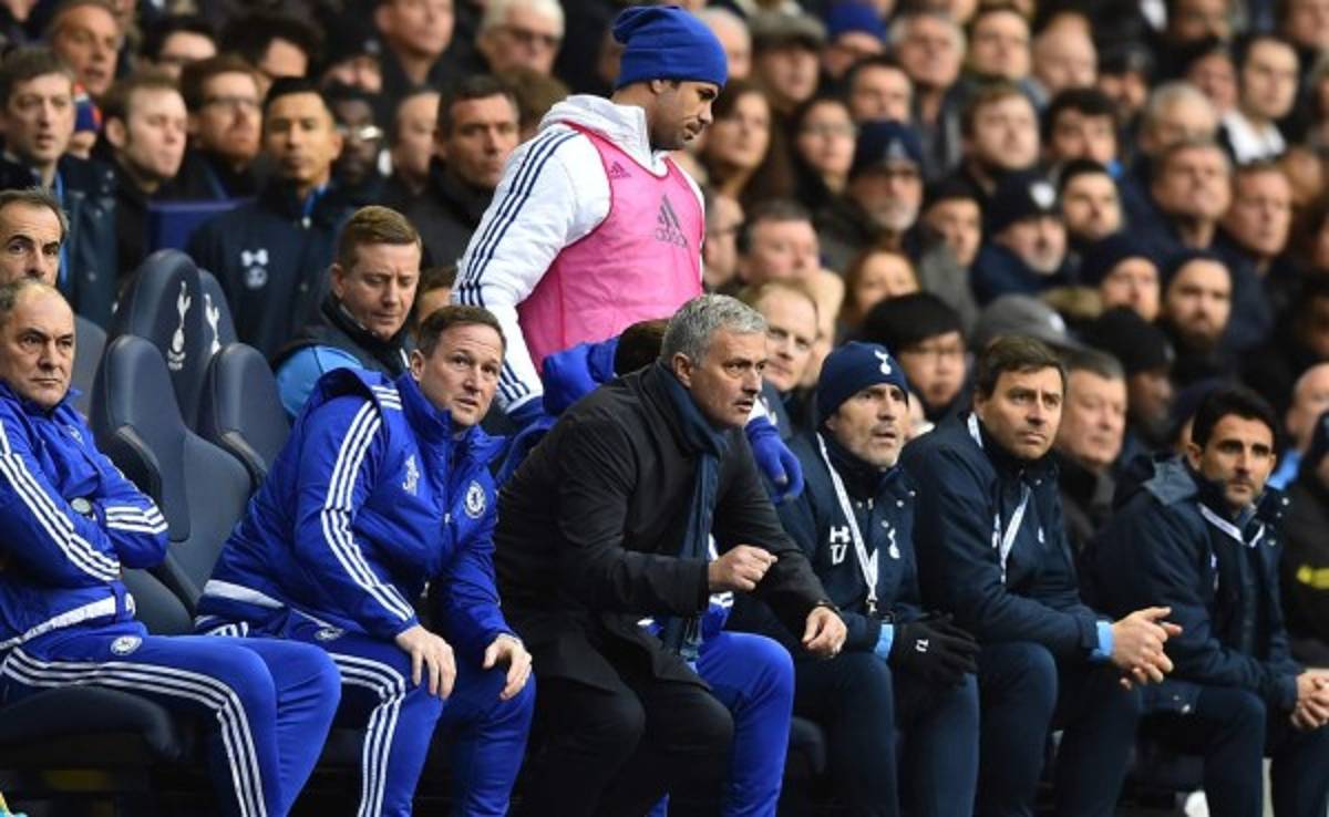 La reacción de Mourinho luego que Diego Costa explotara por ser suplente