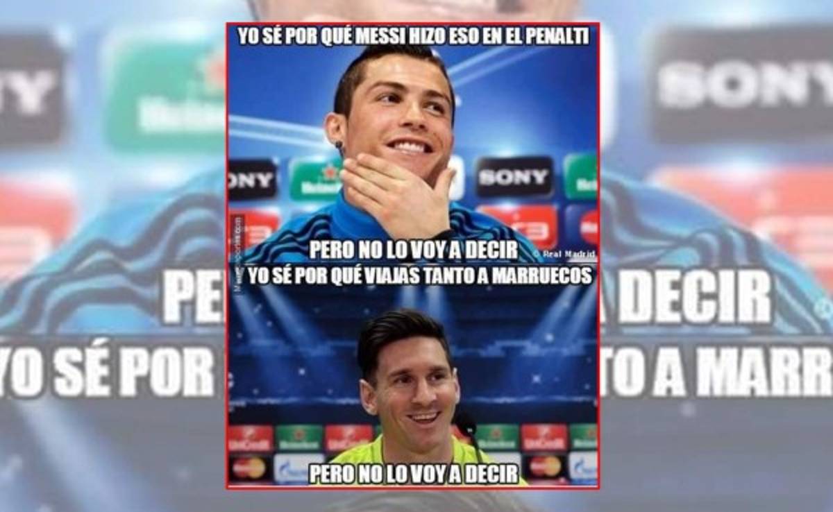 Messi, Cristiano y el penal: Protagonistas de los memes