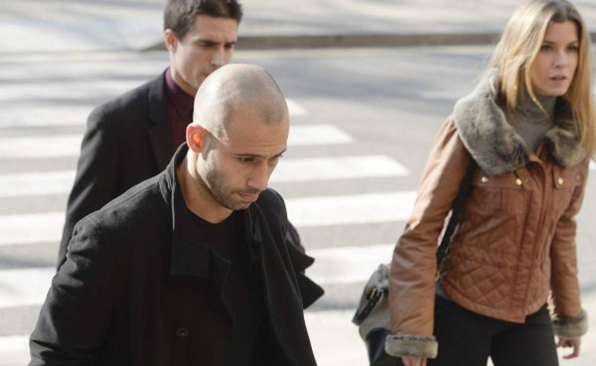 Momentos en que Mascherano se enfrentó a la justicia en Barcelona