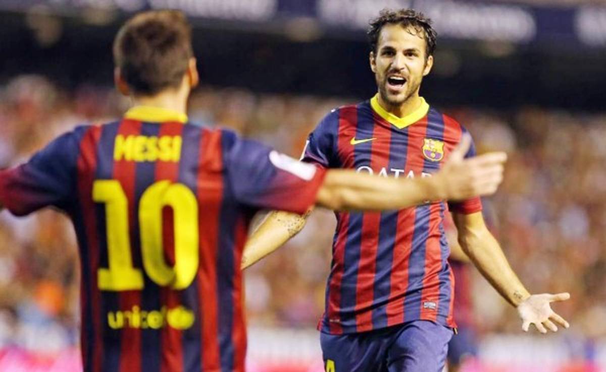 Cesc Fábregas niega que tratara de convencer a Messi