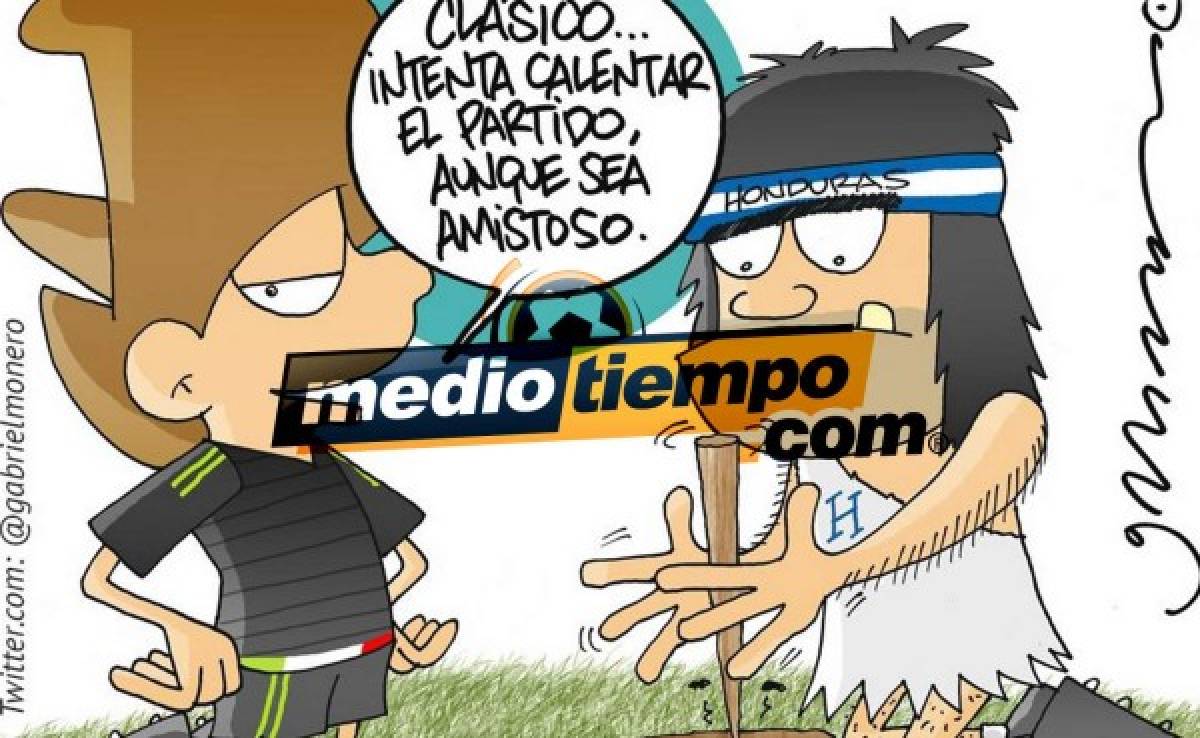 Diario mexicano dedica caricatura a Honduras