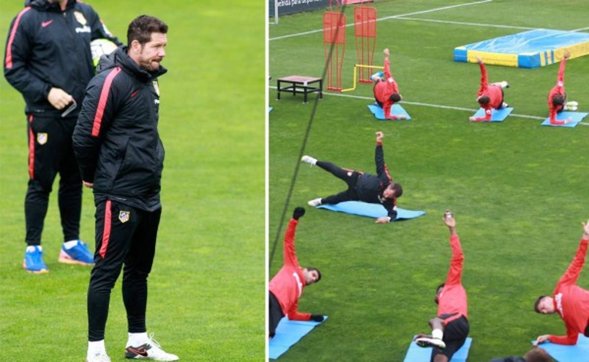 Simeone tiene a toda la plantilla disponible en el Atlético ocho meses después