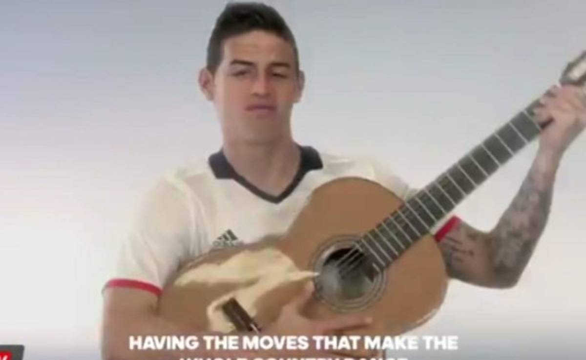 VIDEO: James Rodríguez toca la guitarra en la nueva campaña de Adidas