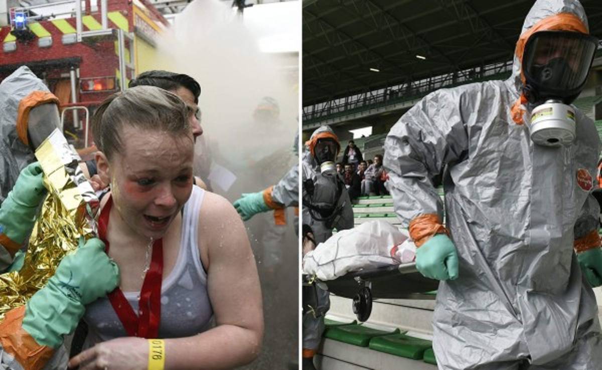 Francia realiza simulacros de ataques terroristas químicos que podrían darse en la Eurocopa