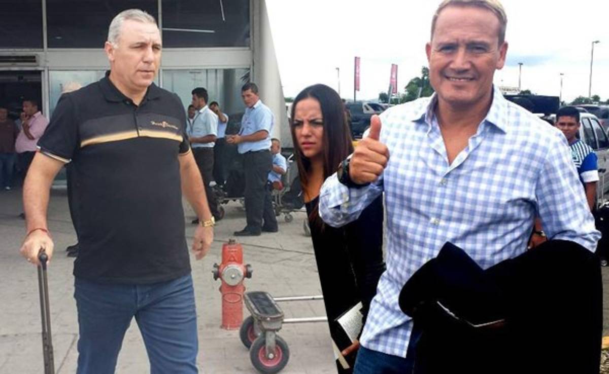 Hristo Stoichkov y Luis Hernández llegaron al mediodía a Honduras