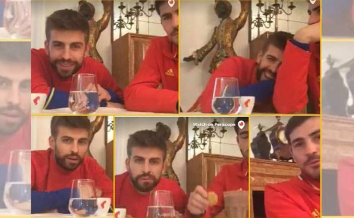Gerard Piqué reventó una TV en Los Ángeles por gol de Sergio Ramos