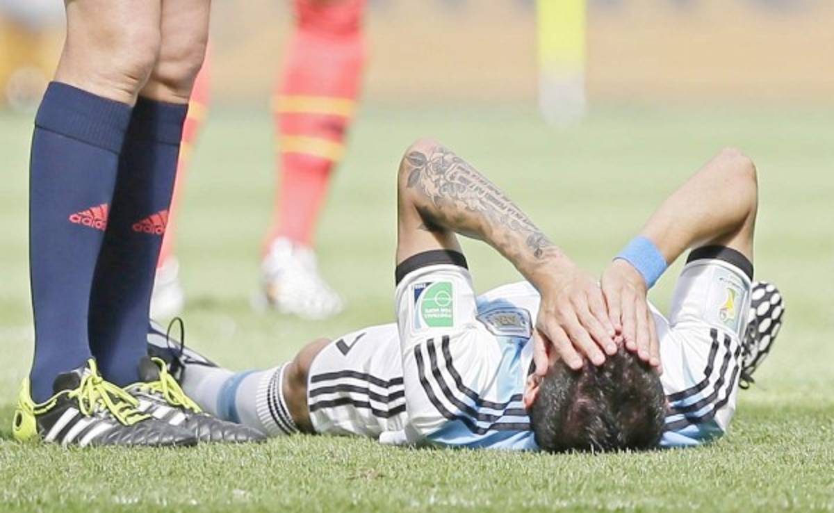 VIDEO: Di María salió lesionado en el primer tiempo