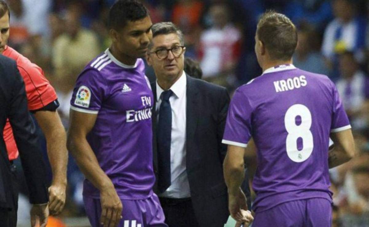 Casemiro sufre una fisura en el peroné de la pierna izquierda