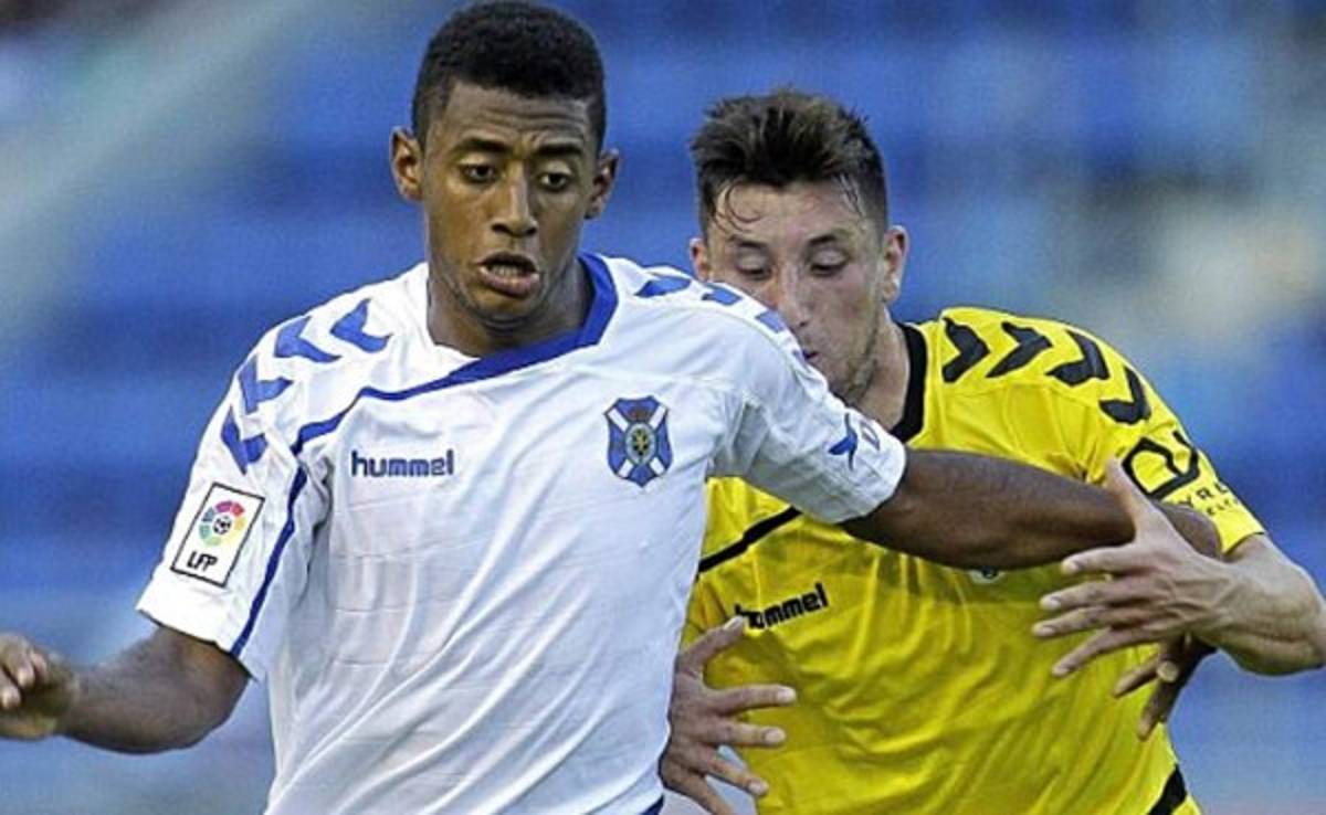 Anthony Lozano participó en el triunfo del Tenerife sobre Llagostera