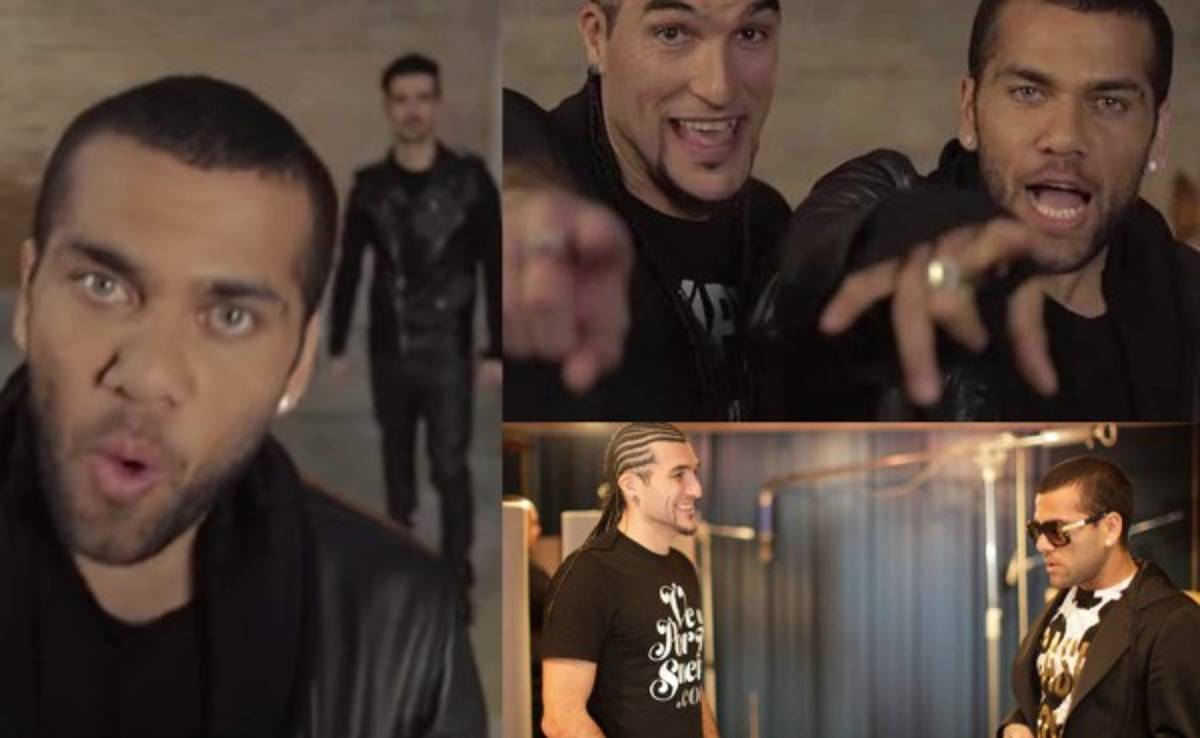 ¡Dani Alves se estrena como cantante!