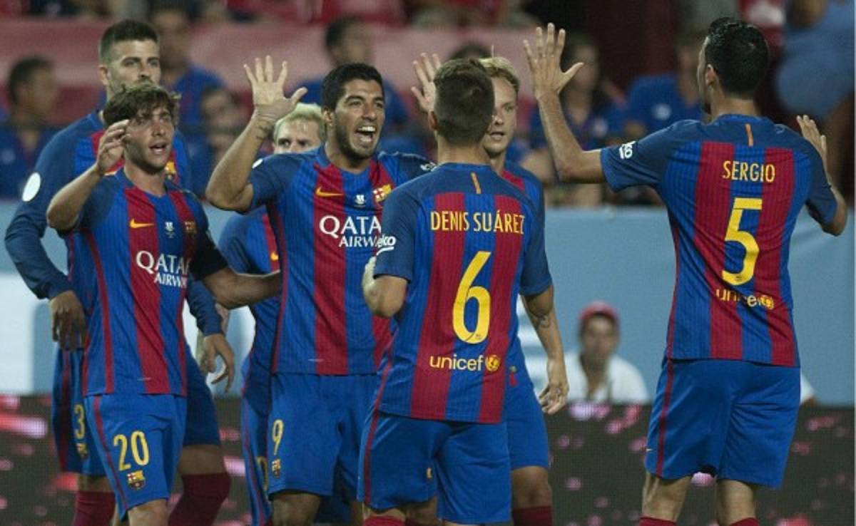 El FC Barcelona pega primero en la Supercopa de España ante el Sevilla