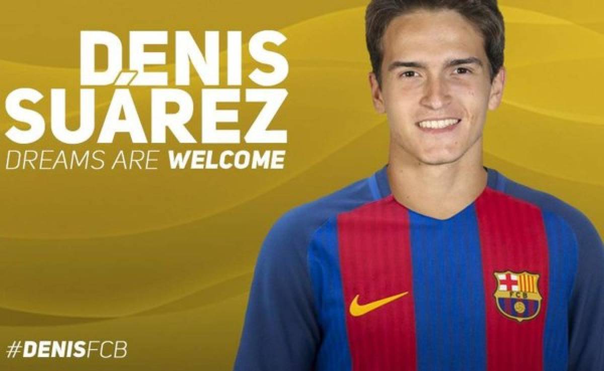 Barcelona oficializa el fichaje de mediocampista Denis Suárez