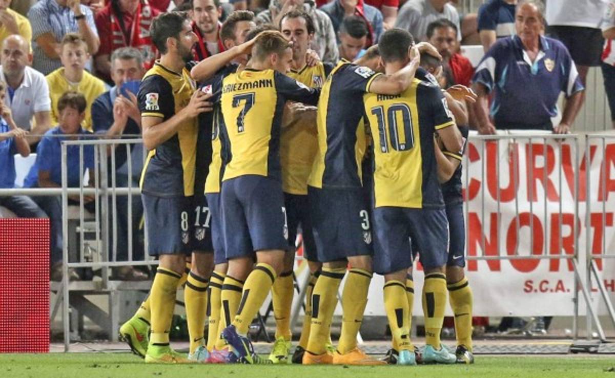 Atlético de Madrid supera por la mínima al Almería