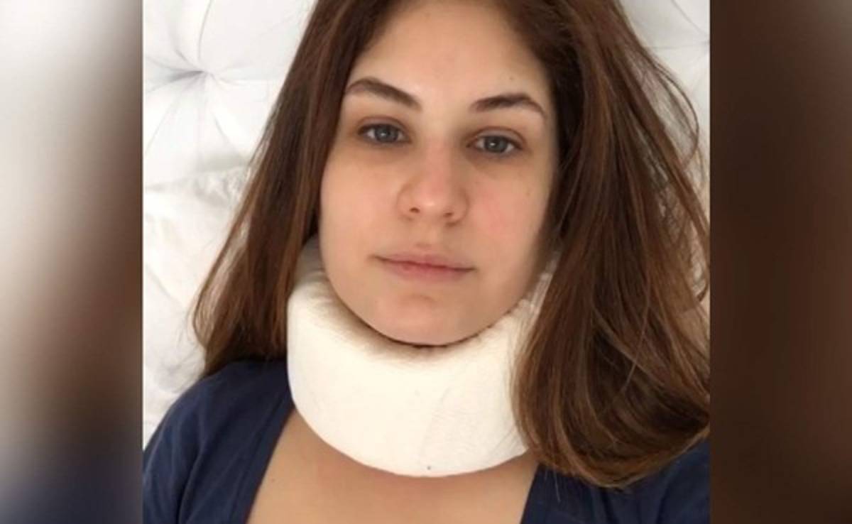 VIDEO: Conductora de ESPN sufre accidente automovilístico