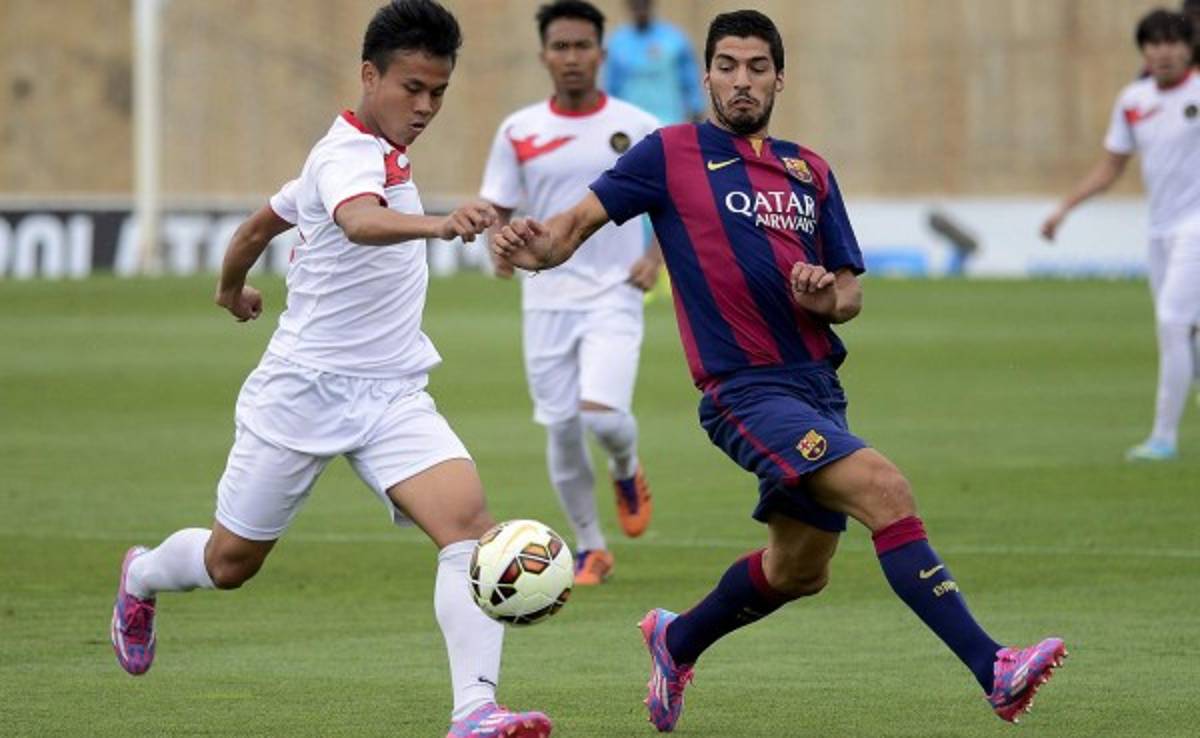 VIDEO: Luis Suárez se estrena con doblete en la filial del Barcelona