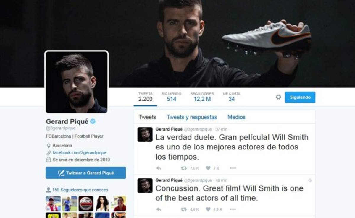 Gerard Piqué escribe en Twitter ¿Se vuelve a burlar del Real Madrid?