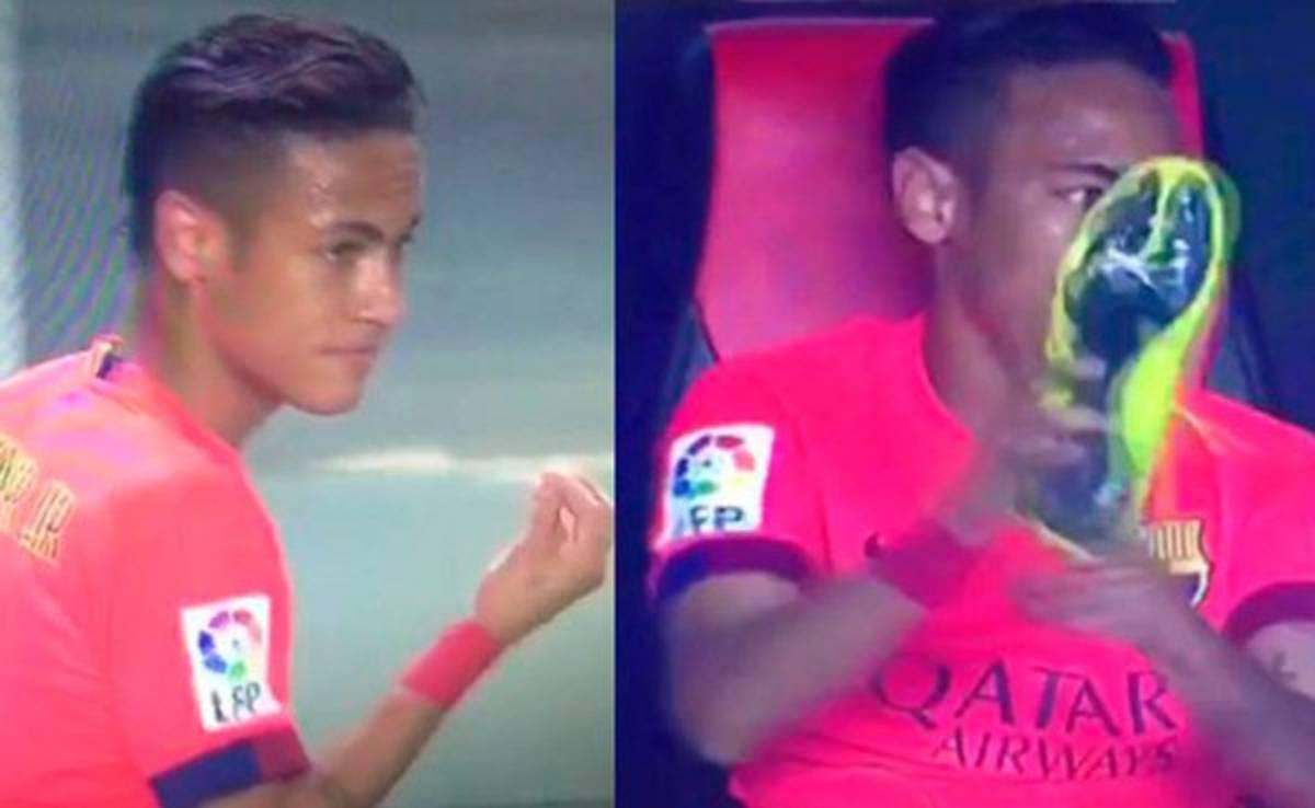 VIDEO: La rabieta de Neymar a Luis Enrique