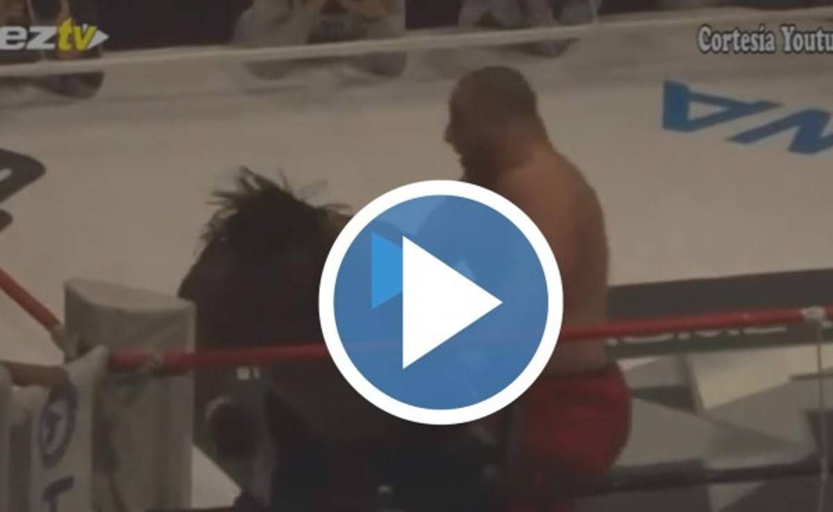 VIDEO: Pesa más de 300 libras, pero tiene una increíble agilidad para pelear