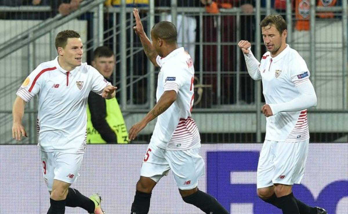 Sevilla empata con Shakhtar Donetsk en la ida de semifinales de Europa League