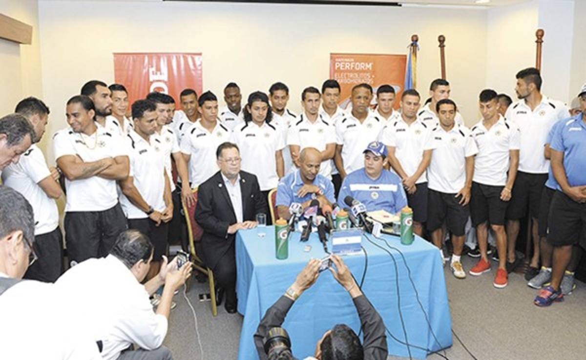 Selección de Nicaragua en huelga previo a su partido ante Honduras