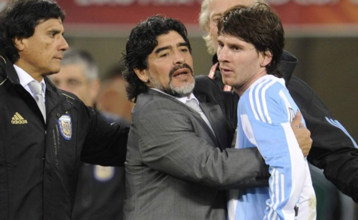 Maradona suplica: 'Messi ¡tiene que seguir en la selección!'