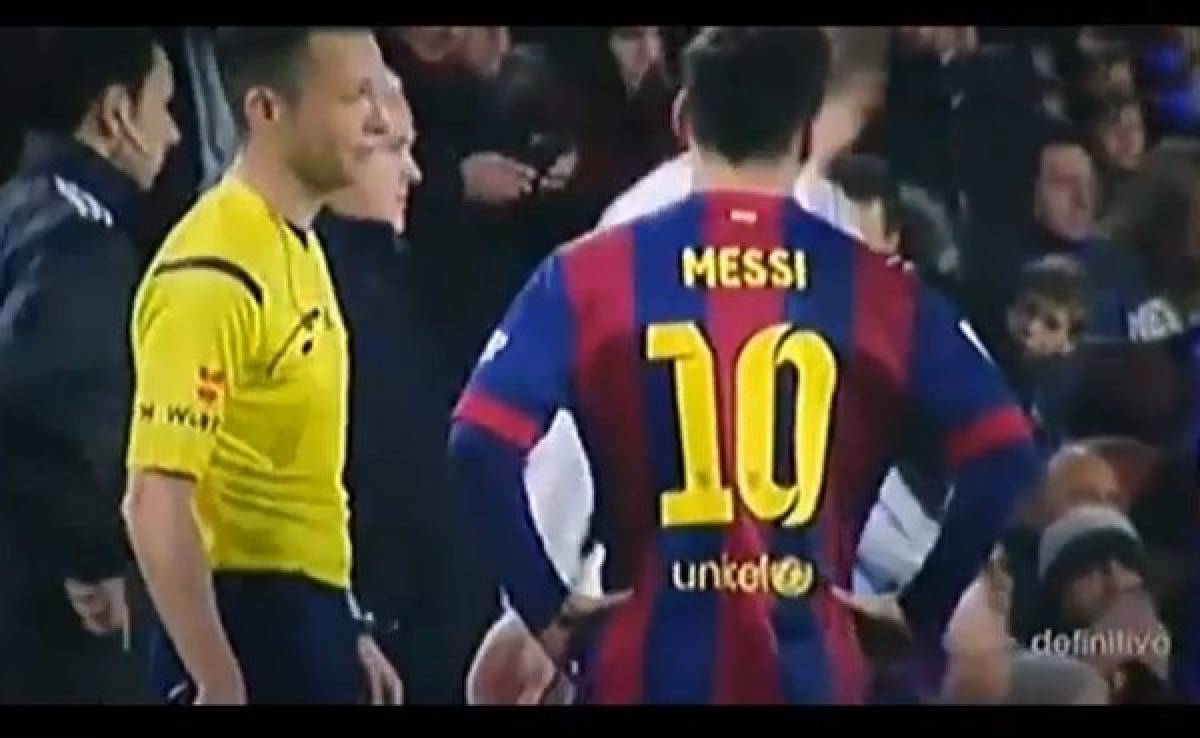 VIDEO: Messi le pidió al árbitro expulsar a Cristiano Ronaldo