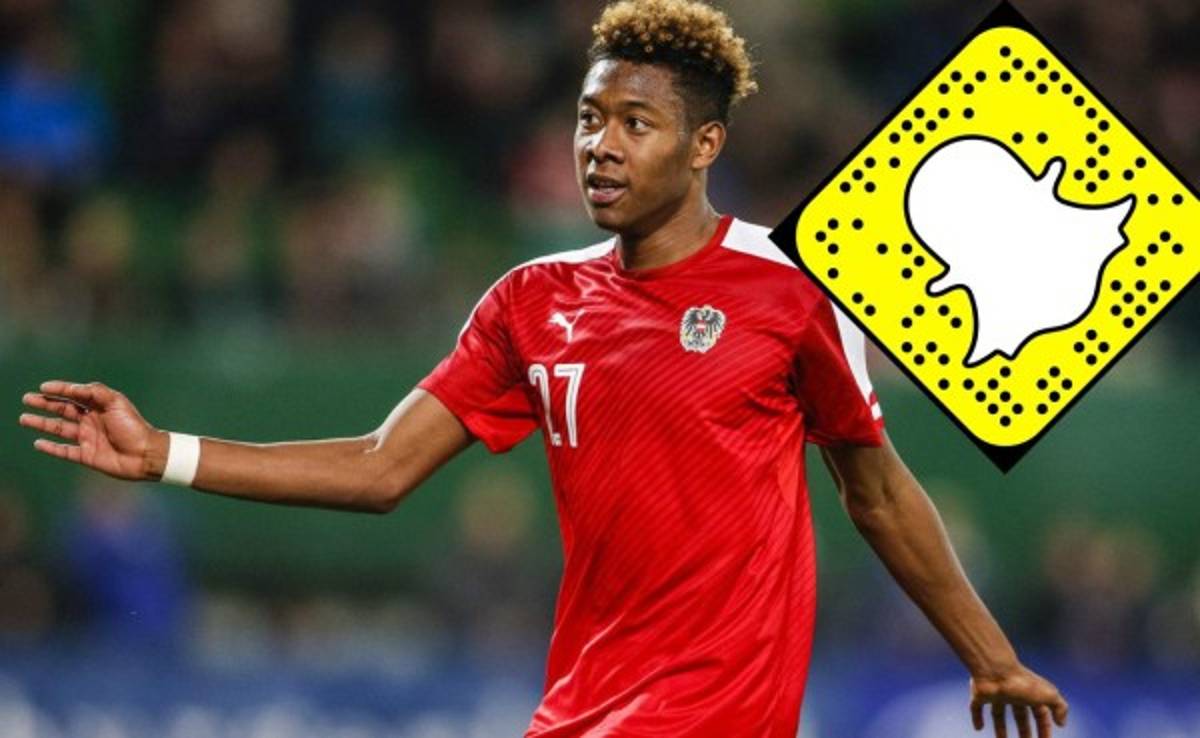 David Alaba causa malestar en la federación austríaca por el uso de Snapchat