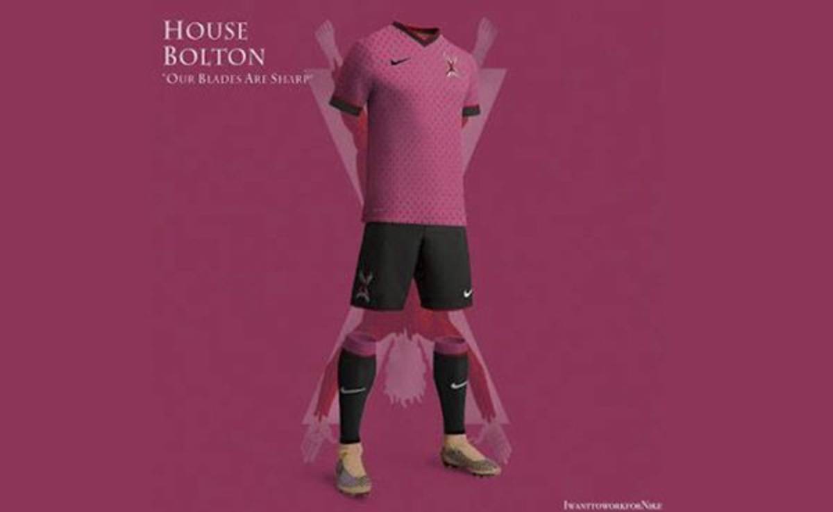 Uniformes de las casas de Games of Thrones si fueran equipos de fútbol