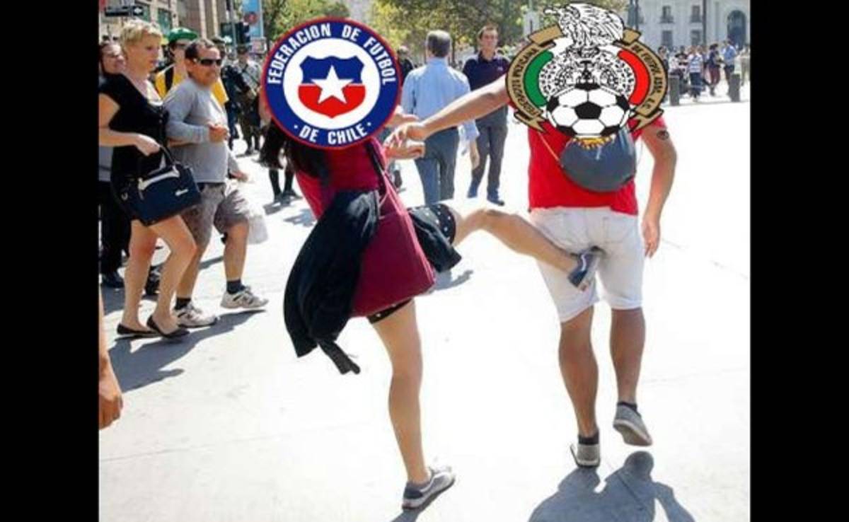 Los memes que dejó la aplastante derrota e México ante Chile