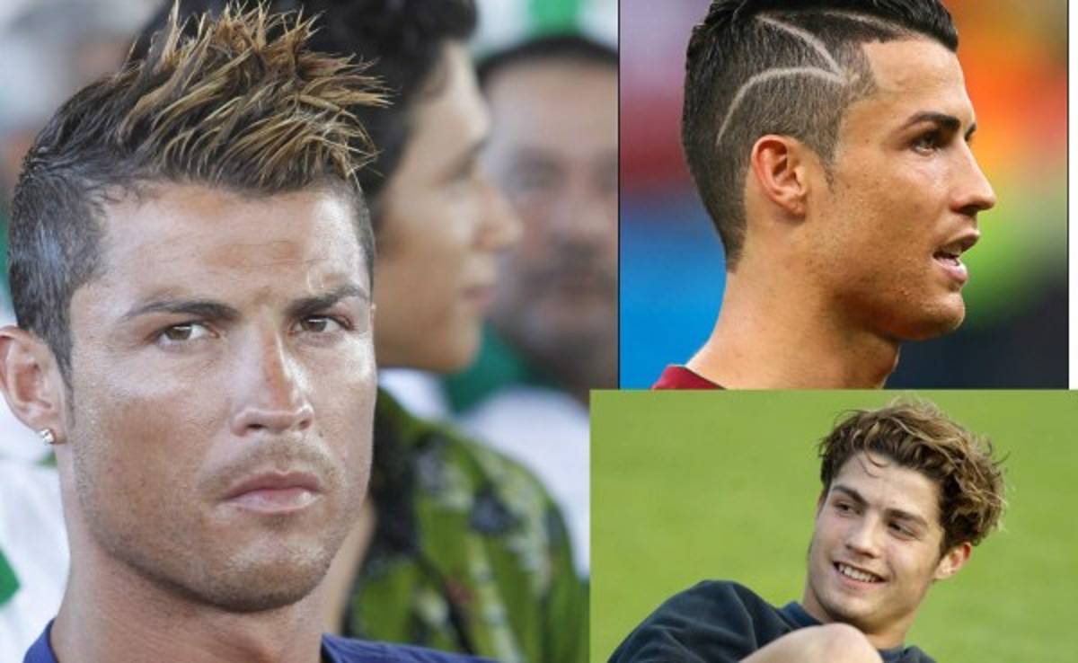 Cristiano Ronaldo y sus peinados más comentados en toda su carrera