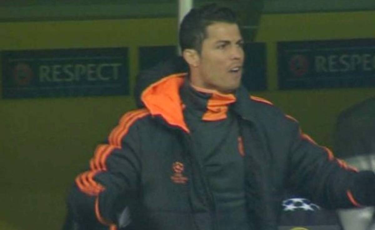 VIDEO: Cristiano pidió a sus compañeros reaccionar ante Dortmund
