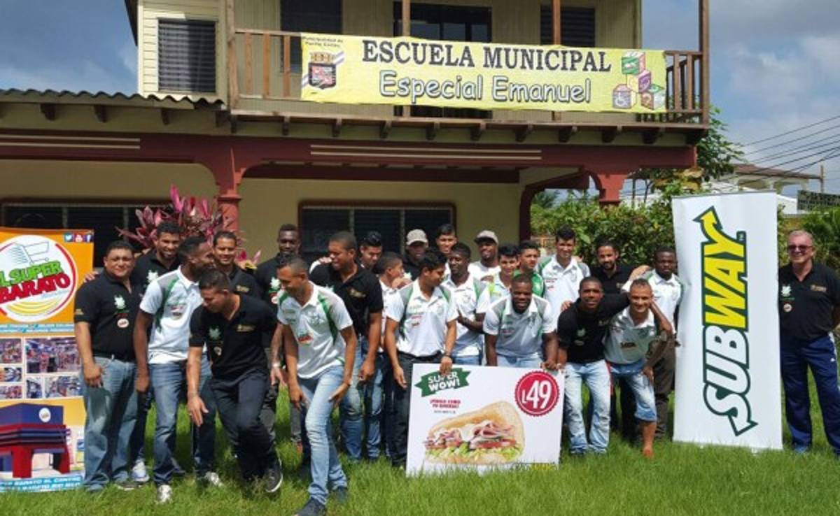 Platense continúa realizando labor social en Puerto Cortés