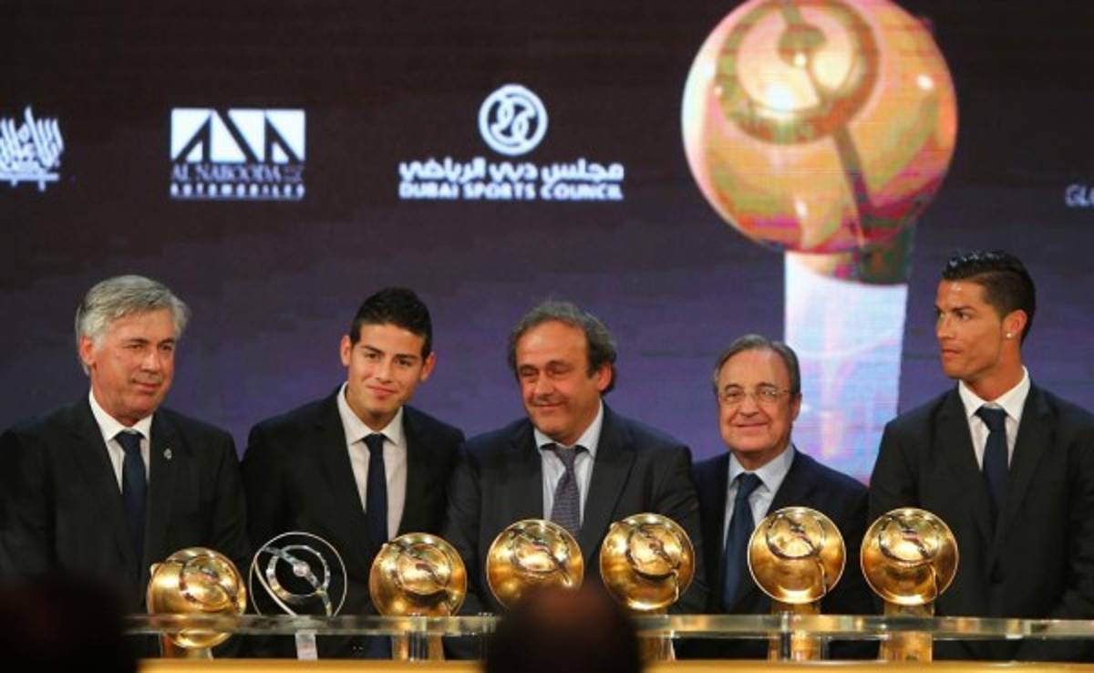 Real Madrid arrasa en los premios 'Globe Soccer' en Dubai