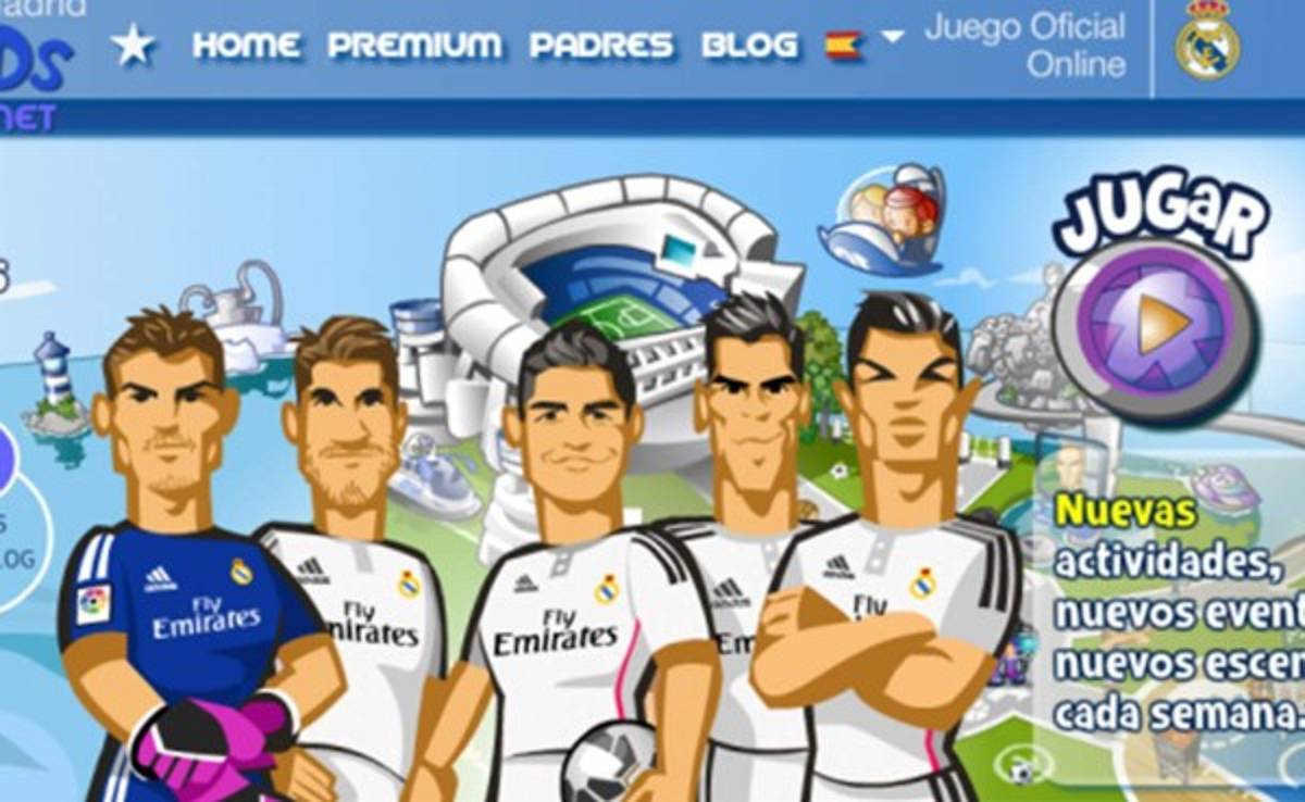 Real Madrid Kids Planet, un juego virtual seguro para los niños