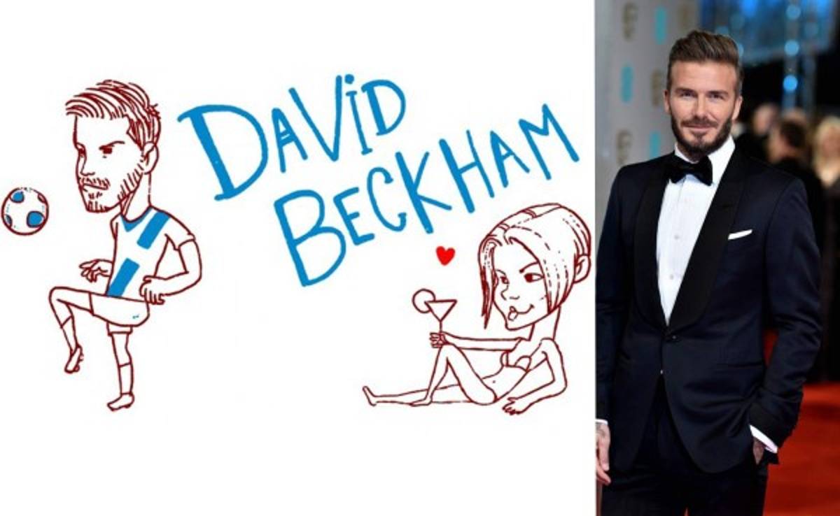 VIDEO: Vida de David Beckham contada en dibujos