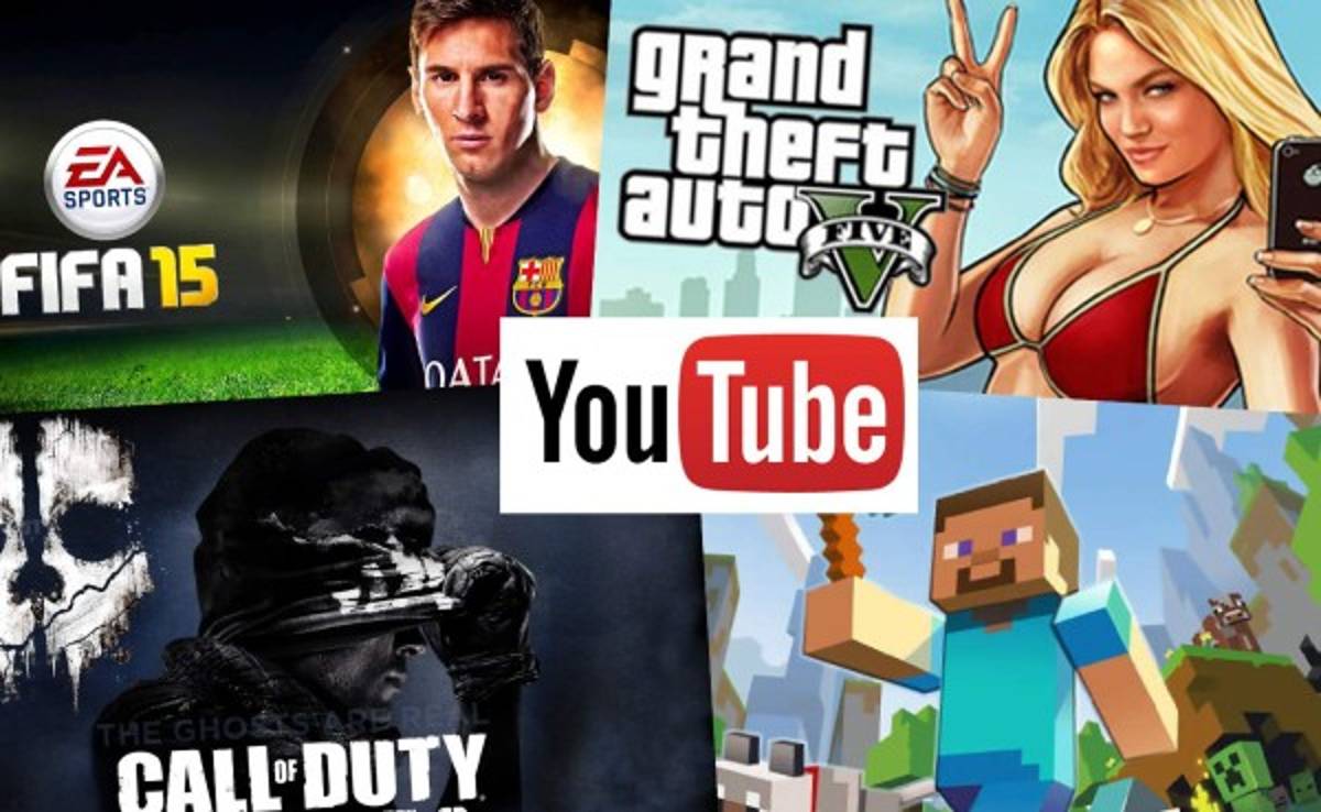 Los 10 videojuegos más populares en Youtube