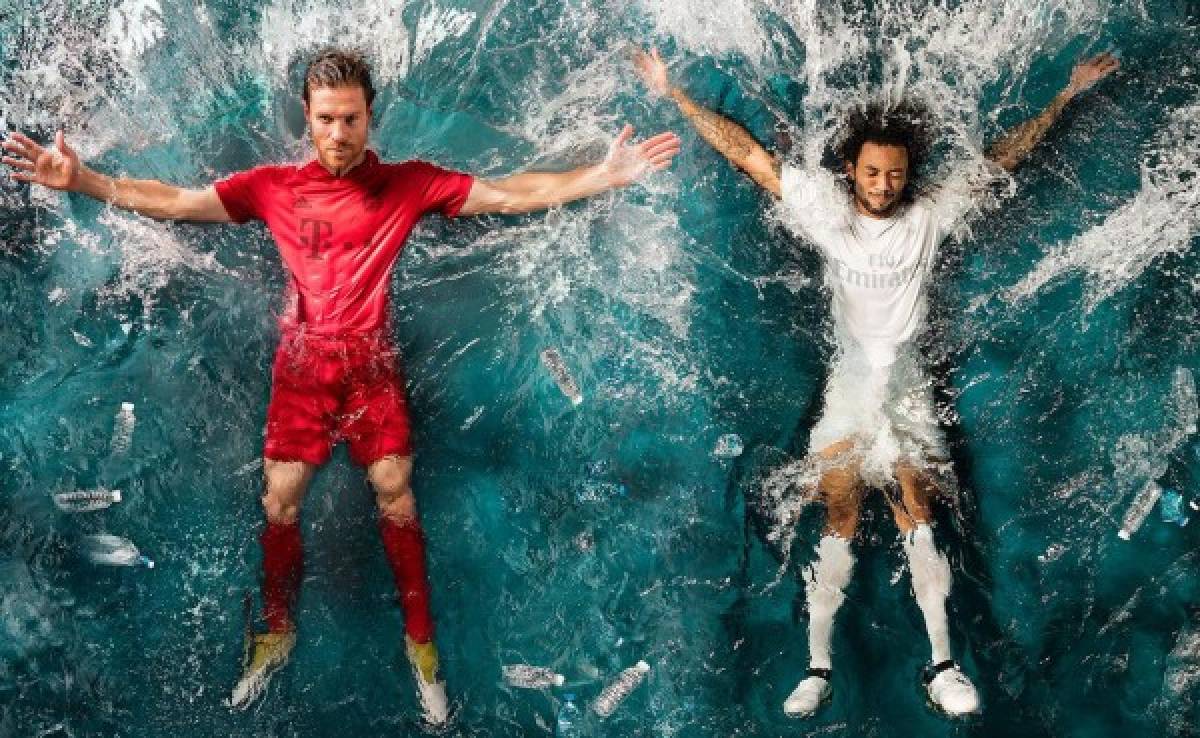 Real Madrid y Bayern Múnich vestirán uniforme de plástico reciclado
