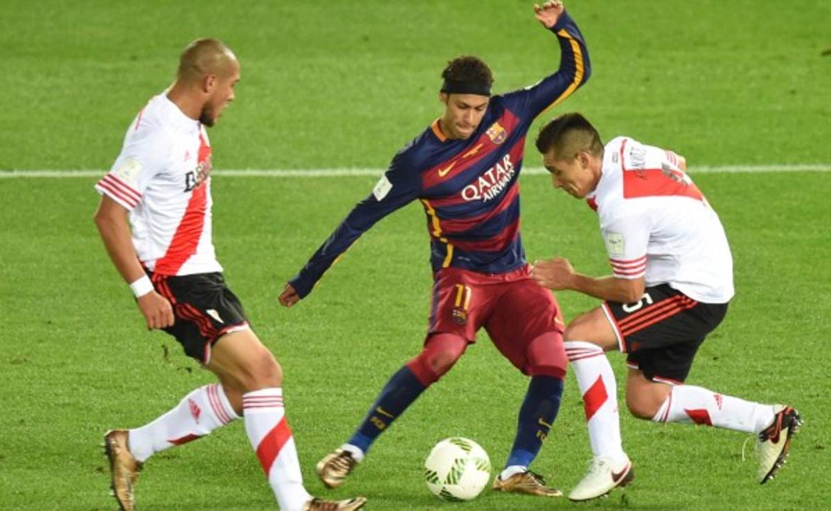 VIDEO: Espectacular jugada de Neymar ante River Plate en el Mundial de Clubes