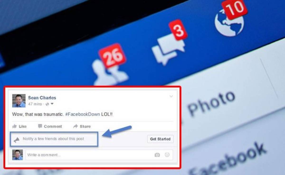 Facebook trabaja en un botón para avisarte de notificaciones