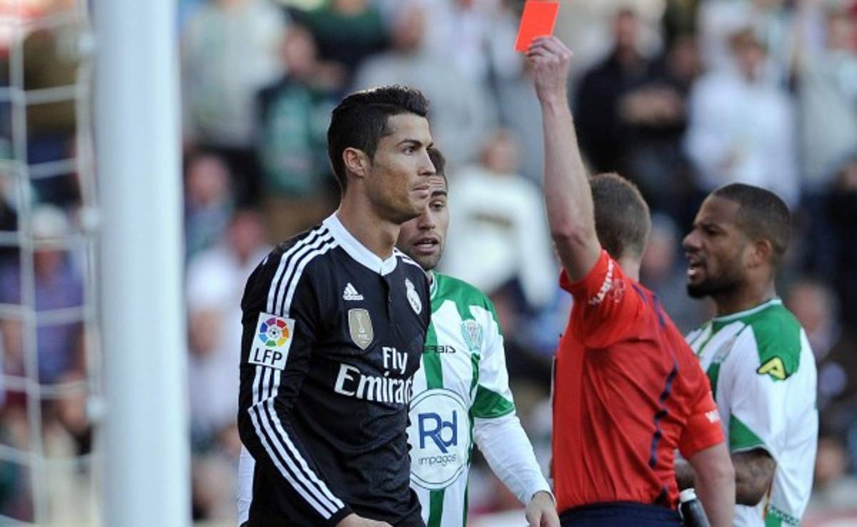 ¡Cristiano termina expulsado y se muestra soberbio!