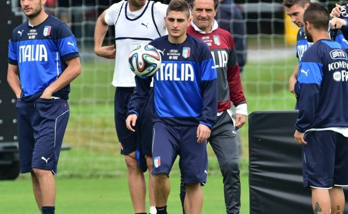 Marco Verratti regresa a los entramientos de Italia