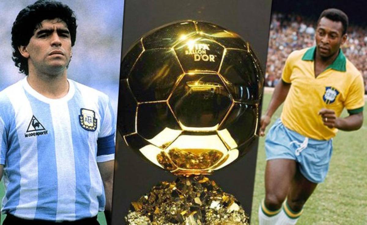 France Football revela cuántos Balones de Oro hubiesen ganado Maradona y Pelé