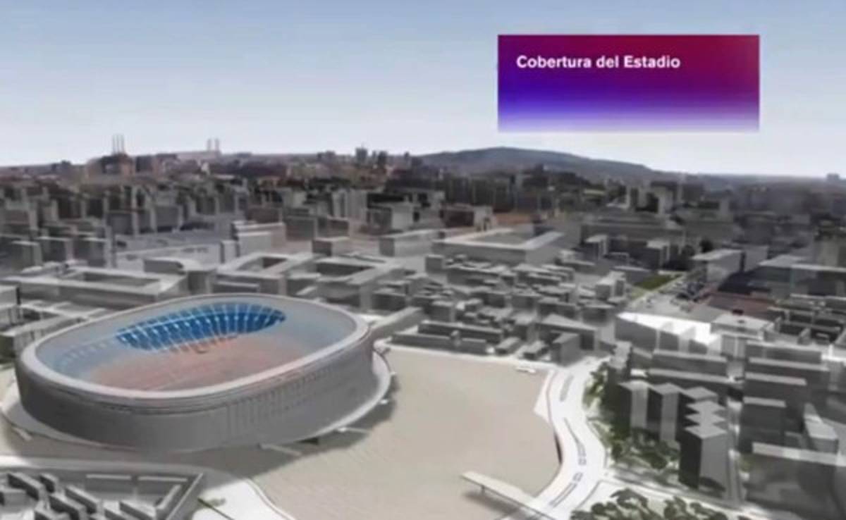 VIDEO: Publican imágenes inéditas de lo que será el nuevo Camp Nou